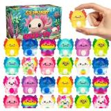 Axolotl Slow Squishy Toys   24 Pack Fidgets
