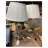 2ct Crystal Base Lamps