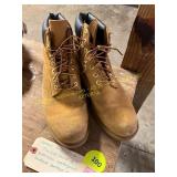Mens 10M Timberland Nubuck Leather Boots