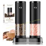 Electric Salt & Pepper Grinder Set