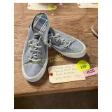 Womens Size 9 Sperry Gray Canvas Mule Sneakers