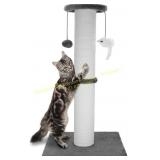 34" Tall Cat Scratching Post (Grey)