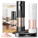 Electric Salt & Pepper Grinder Set (2 Pack)
