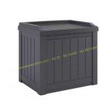 22 Gallon Plastic Storage Seat, Cyberspace