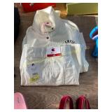 Woman s shorts and hoodie color white