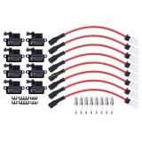 MOTOKU Ignition Coil & Wires for GMC Chevy