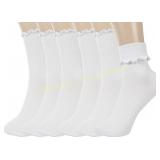 BomKinta Ruffle Socks Women - Turn-Cuff Sock