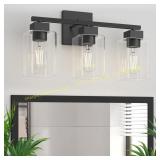 Espird Matte Black 3-Light Vanity Light UL
