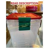 4ct Homz Plastic Storage Totes