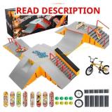 Finger Skateboard Park Kits, 14-in-1