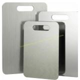 Stainless Steel Cutting Boards 3-Piece Set