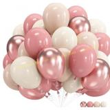 Blush Pink Balloons 60 Pack 12" Set