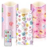 Retisee 3 Pcs LED Flameless Candles