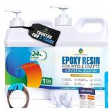 Craft Resin 1 Gal Crystal Clear Epoxy Kit