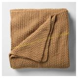 Casaluna Full/Queen Chunky Knit Blanket Brown