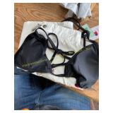 Bikini top, an skirt color- black, white