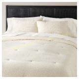 Hearth & Hand Magnolia 3pc Comforter Set, Gray