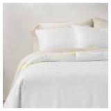 Casaluna Linen Blend Comforter Set White