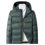 Men Winter Stand Collar Coat Puffer Jacket