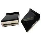 DALTILE Black Ceramic Subway Tile 4.25" Cove