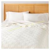 King Checkerboard Quilt Cream - Hearth & Hand