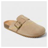 Kids' Tate Clogs - Cat & Jack Taupe Sz 5: Slip-On