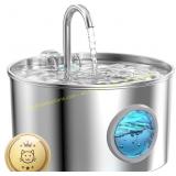 Cat Water Fountain Stainless Steel 74oz/2.2L