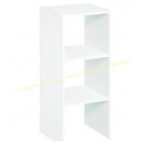 ClosetMaid Stackable 2-Cube Organizer, White