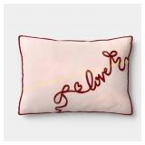 2ct Valentine's Day Lumbar Pillow - Threshold