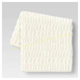 Threshold Faux Fur Throw Blanket Cream