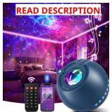 Galaxy Projector for Bedroom, 15-Color + Noise