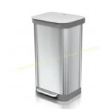 Glad Step Trash Can, Series 2, 20 Gal, Metal