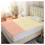 Bwarm Multizone Heated Mattress Pad Twin XL