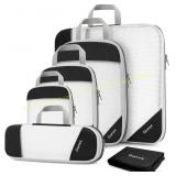 Gonex Compression Packing Cubes, 6 pc Black