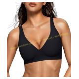 OEAK Womens Deep V Bras Push Up Plunge Bras