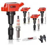 4 Ignition Coils & Iridium Plugs UF764