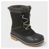 Cat & Jack Kids' Waterproof Snow Boots Black 5