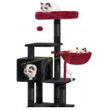 Heybly Cat Tree with Toy, Indoor Condo