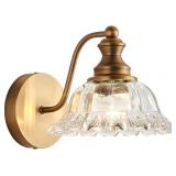 Vintage Brass Wall Sconces - 1 Light