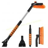 2-in-1 Car Ice Scraper & Snow Brush (33")
