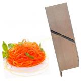 SHSH Wooden Carrot Grater Slicer Cutter