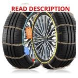DEDC 2Pcs Snow Tire Chains 235-275 MS Alloy