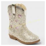 Toddler Dallas Glitter Western Boots Sz 9