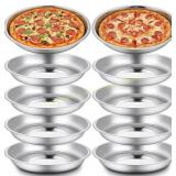 9-Inch Pie Pan Set, Stainless Steel, 10 Pcs