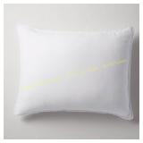 Casaluna King Euro Linen Throw Pillow White