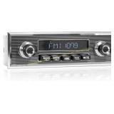 Retro Radio: Vintage Car Stereo, USB AUX