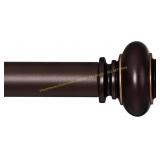 Bronze Curtain Rods 66-120" Adjustable Set