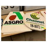 Plastic channel and Astro signs