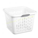 2ct Sterilite White Plastic Laundry Basket