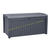 Keter Borneo 110-Gal Storage Bench Grey